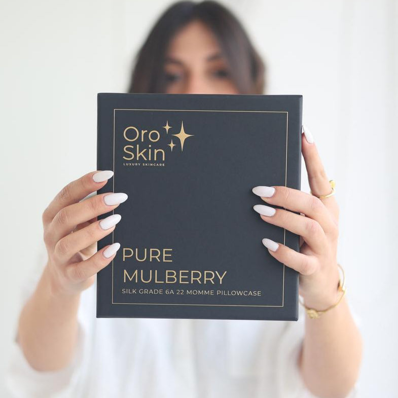 OroSkin Pure Mulberry Silk Pillowcase