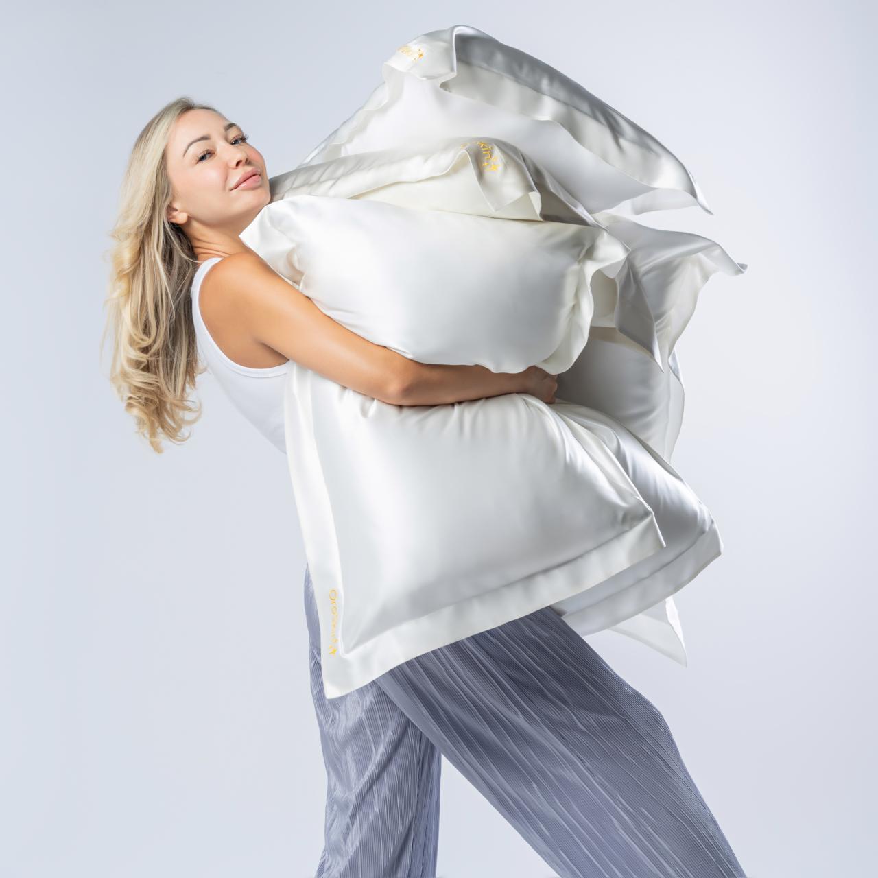 OroSkin Pure Mulberry Silk Pillowcase